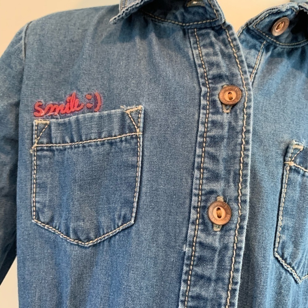 Carter’s Smile Denim Dress - Picture 6 of 8